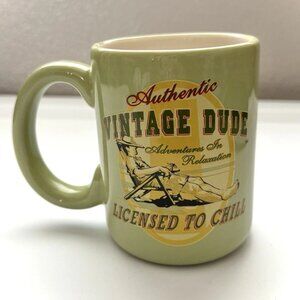 Laid Back Authentic Vintage Dude Green Coffee Mug
